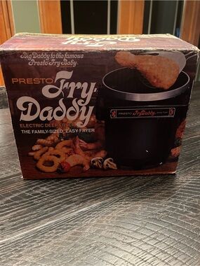 Presto Fry Daddy Electric Deep Fryer - Black - Vintage